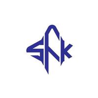 création de logo de lettre sfk avec graphique vectoriel