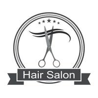 illustration de logo de coiffeur. vecteur