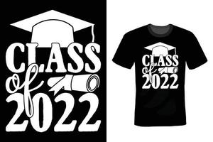 conception de t-shirt de graduation, vintage, typographie vecteur