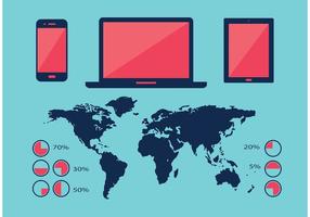 Vecteurs d'éléments d'infographie vecteur