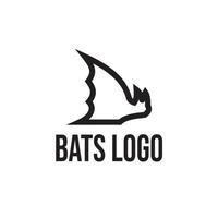 création de logo professionnel batman création de logo vectoriel chauve-souris volante dans le style de ligne