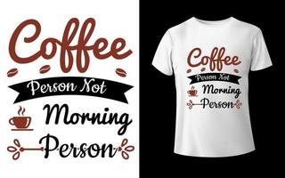 conception de t-shirt café vecteur de café j'aime la conception de t-shirt café