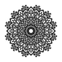 mandala dessiné à la main. décoration en ornement de doodle oriental ethnique. vecteur