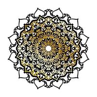 vecteur rond cercle abstrait. style mandala de luxe.