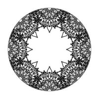 vecteur rond cercle abstrait. style mandala.