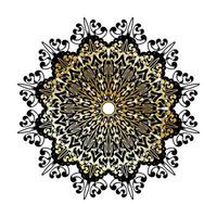 vecteur rond cercle abstrait. style mandala de luxe.