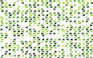 texture vecteur vert clair dans un style triangulaire.