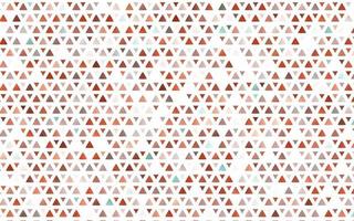 toile de fond de vecteur rouge clair avec des lignes, des triangles.