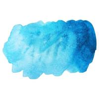 coups de pinceau aquarelle abstrait bleu peint fond. papier texturé. illustration vectorielle. vecteur
