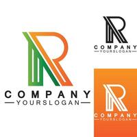 lettre r monogramme logo design identité de marque logos conceptions modèle d'illustration vectorielle vecteur