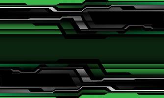 abstrait vert argent noir cyber design géométrique moderne fond futuriste vecteur