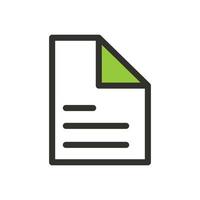 illustration d'icône de portefeuille vert, document, fichier, lettre, logo, vecteur de conception.