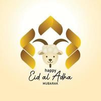 conception de fond eid al adha vecteur