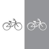 conception d'illustration de logo de vélo vecteur