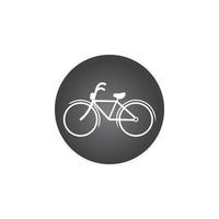 conception d'illustration de logo de vélo vecteur