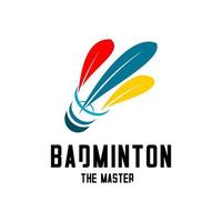 vecteur abstrait de badminton