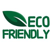 logo écologique. création de logo d'étiquette de produit naturel sain vecteur