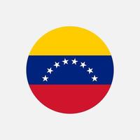 pays venezuela. drapeau vénézuélien. illustration vectorielle. vecteur