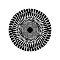 motif géométrique radial image vectorielle eps10 vecteur