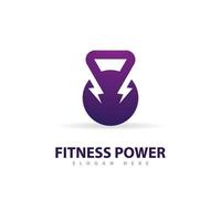 modèle de conception de logo de gym, symboles créatifs de club de fitness vecteur