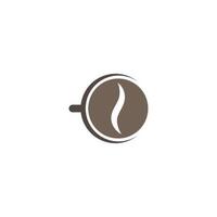 modèle d'illustration de conception de logo d'icône de café vecteur