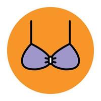 concepts de soutien-gorge à la mode vecteur