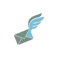 icône d'enveloppe, illustration d'icône de courrier vecteur