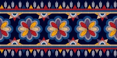 motif géométrique abstrait motif ethnique sans couture. tapis en tissu aztèque ornements de mandala décorations textiles papier peint. tribal boho natif ethnique turquie broderie traditionnelle vecteur fond