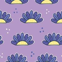 motif fleuri. motif floral violet. motif de fleurs. motif de printemps vecteur