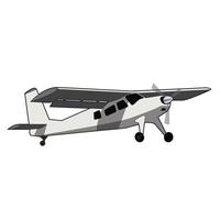 petit avion avec hélice aviation illustration vecteur conception