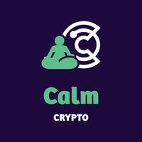 logo crypto calme vecteur