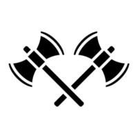 icône de glyphe de hache vecteur