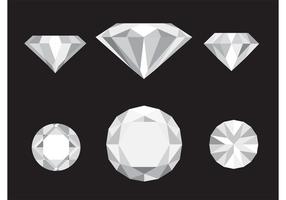 Vector Icônes de diamant
