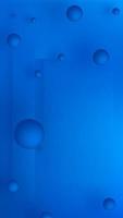 arrière-plan vertical géométrique abstrait nouvelle arrivée avec des formes modernes. sphères dans les tons bleus. partie d'un ensemble vecteur