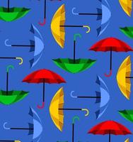 motif de parapluie coloré vecteur