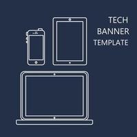 modèle Web de site adaptatif ou de formulaire d'article vecteur