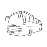 croquis de vecteur de bus