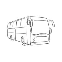 croquis de vecteur de bus