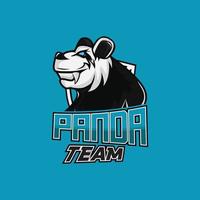 logo esport panda vecteur