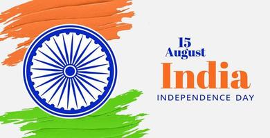 joyeux jour de l'indépendance du fond de l'inde. 15 août vecteur