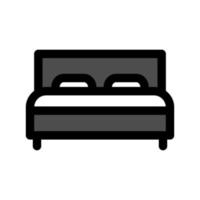 illustration graphique vectoriel de l'icône du lit