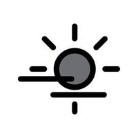 illustration graphique vectoriel de l'icône du jour de brouillard