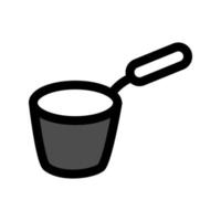 illustration graphique vectoriel de l'icône de casserole