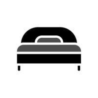 illustration graphique vectoriel de l'icône du lit