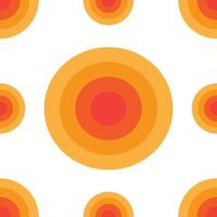 modèle de conception de fond abstrait ellipse transparente, jaune, orange, rouge marron, blanc vecteur