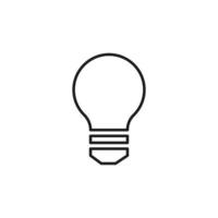 vecteur de lampe bulbe pour la présentation de l'icône du symbole du site Web