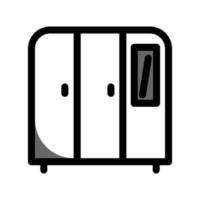 illustration graphique vectoriel de la conception d'icônes de l'armoire