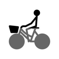 illustration graphique vectoriel de l'icône de vélo