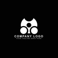 création de logo blanc créatif vecteur