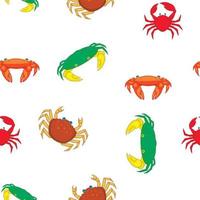 modèle de crabe, style cartoon vecteur